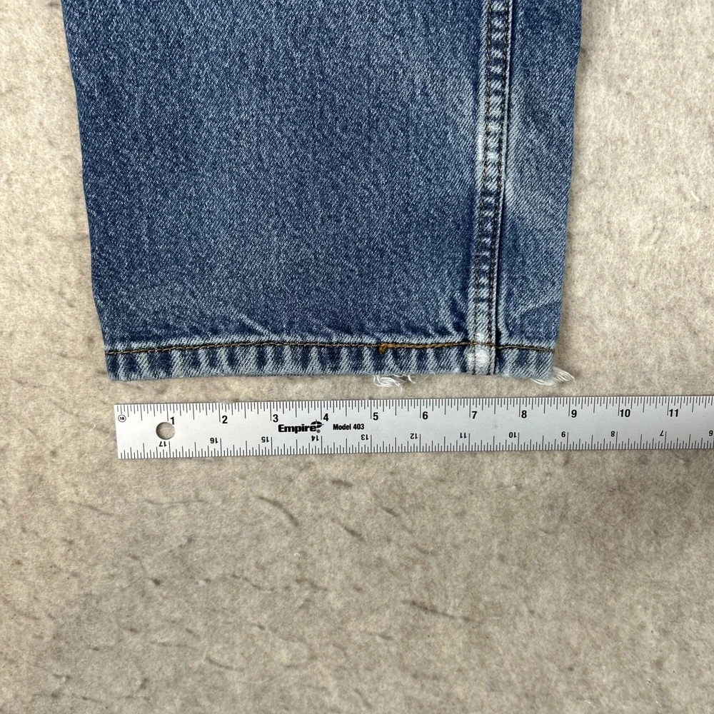 Levis‎ 505 Jeans Mens 36x32 Blue Regular Fit Straight Leg Medium Wash Denim
